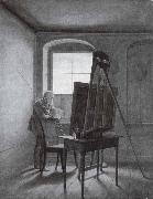 Caspar David Friedrich in Seinem Atelier